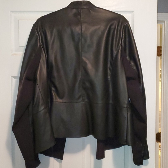 Lane Bryant Leather Coat - Picture 3 of 4